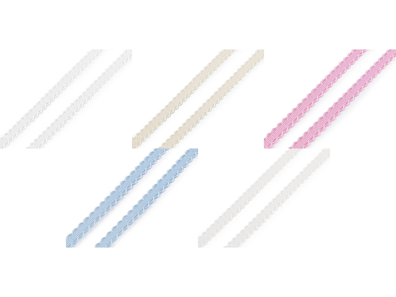 Galon din satin / panglica latime 10 mm - Roz deschis (1 Metru)