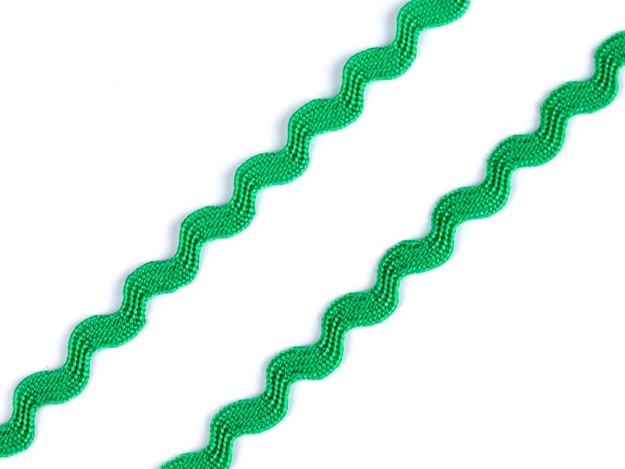 Bandă zig-zag 3,5 mm - Verde irlandez (28 Metri)