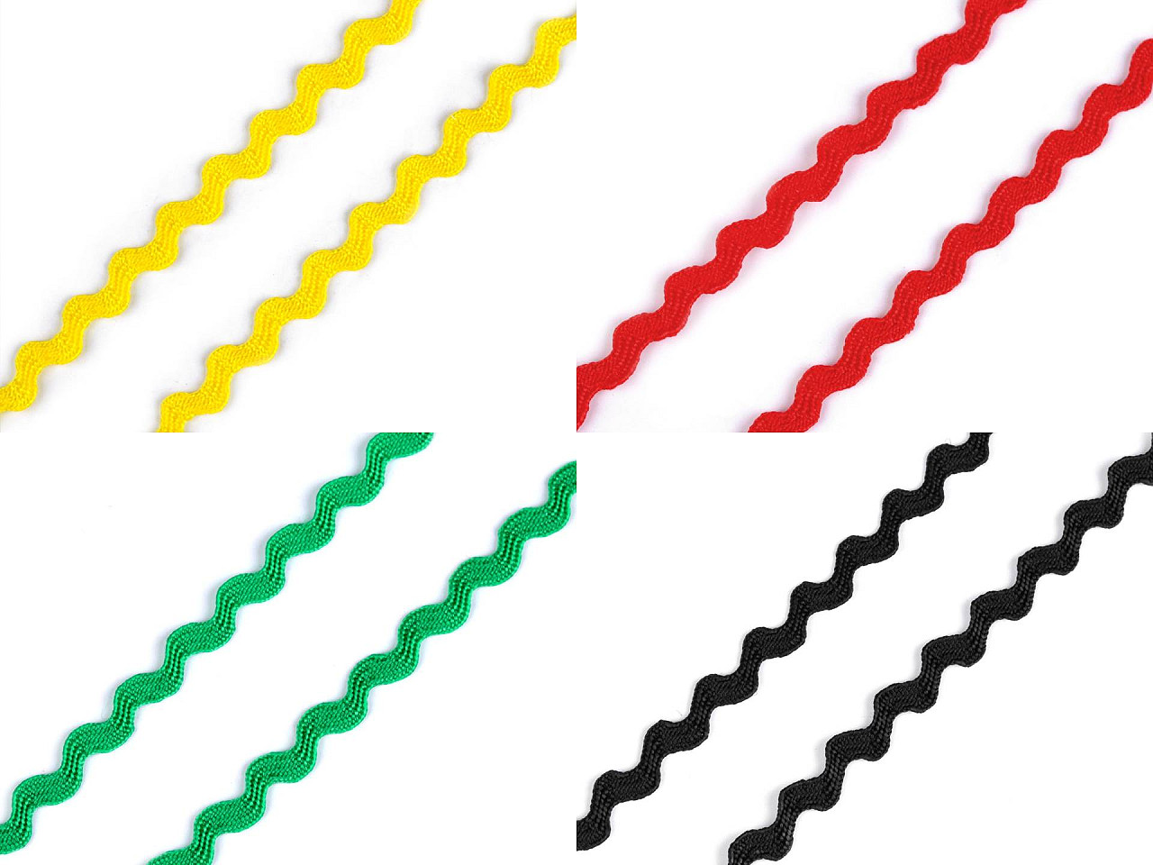 Bandă zig-zag 3,5 mm - Verde irlandez (28 Metri)
