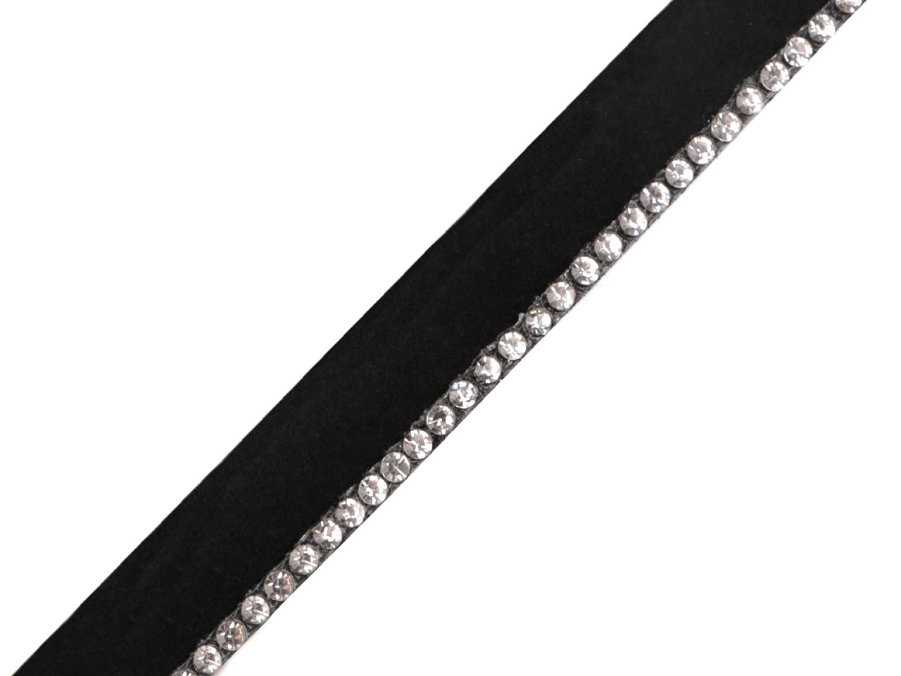 Paspoal cu strasuri 10 cm - Crem deschis (1 Metru)