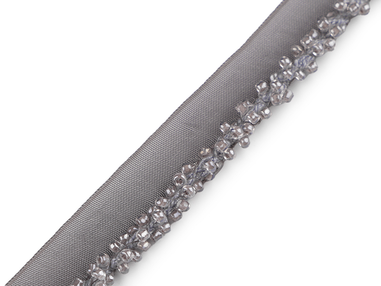 Paspoal / vipușcă cu mărgele 15 mm - Roz pudrat (1 Metru)