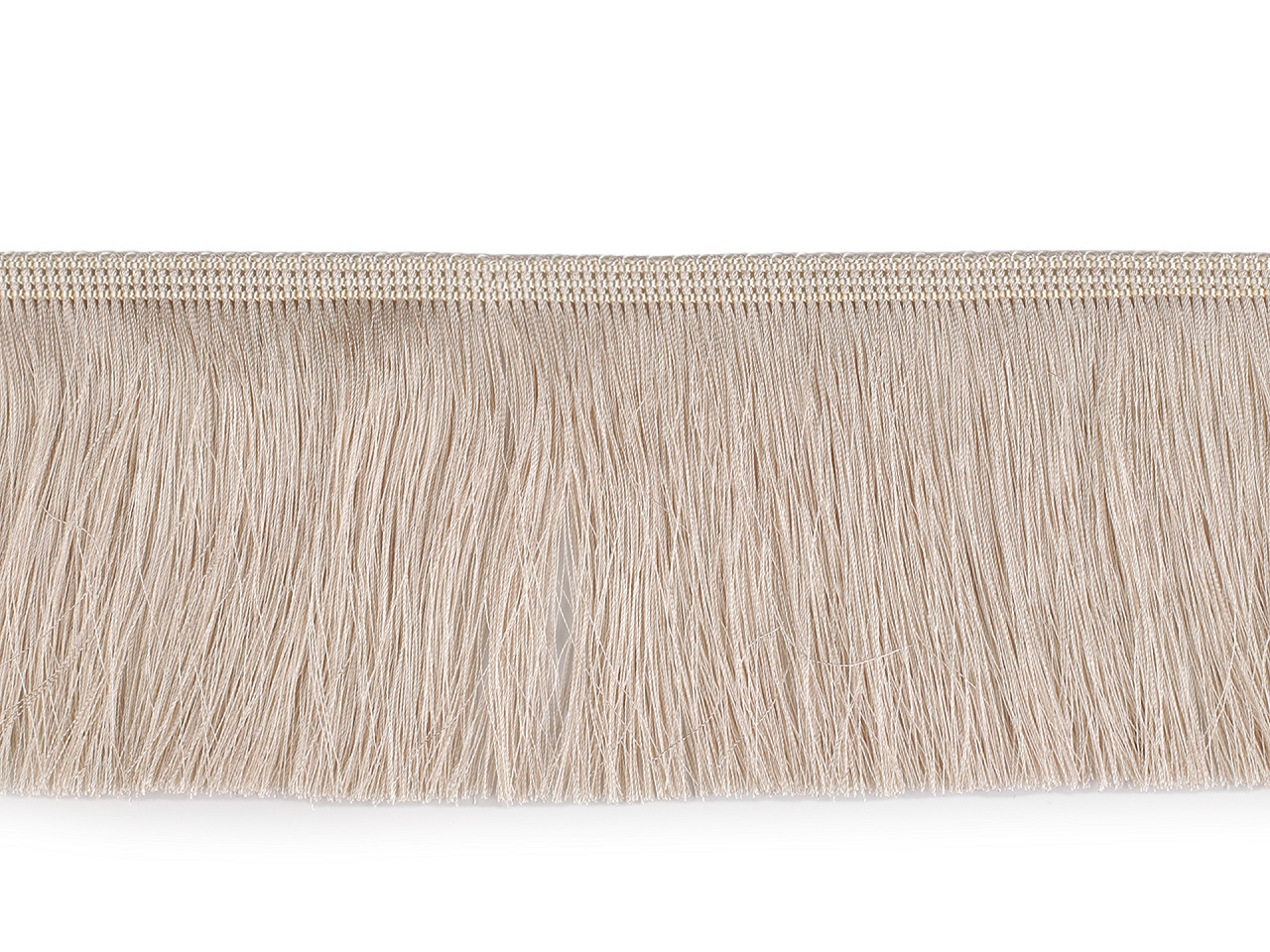 Franjuri dense lucioase, latime 90 mm - Roșu (1 Metru)