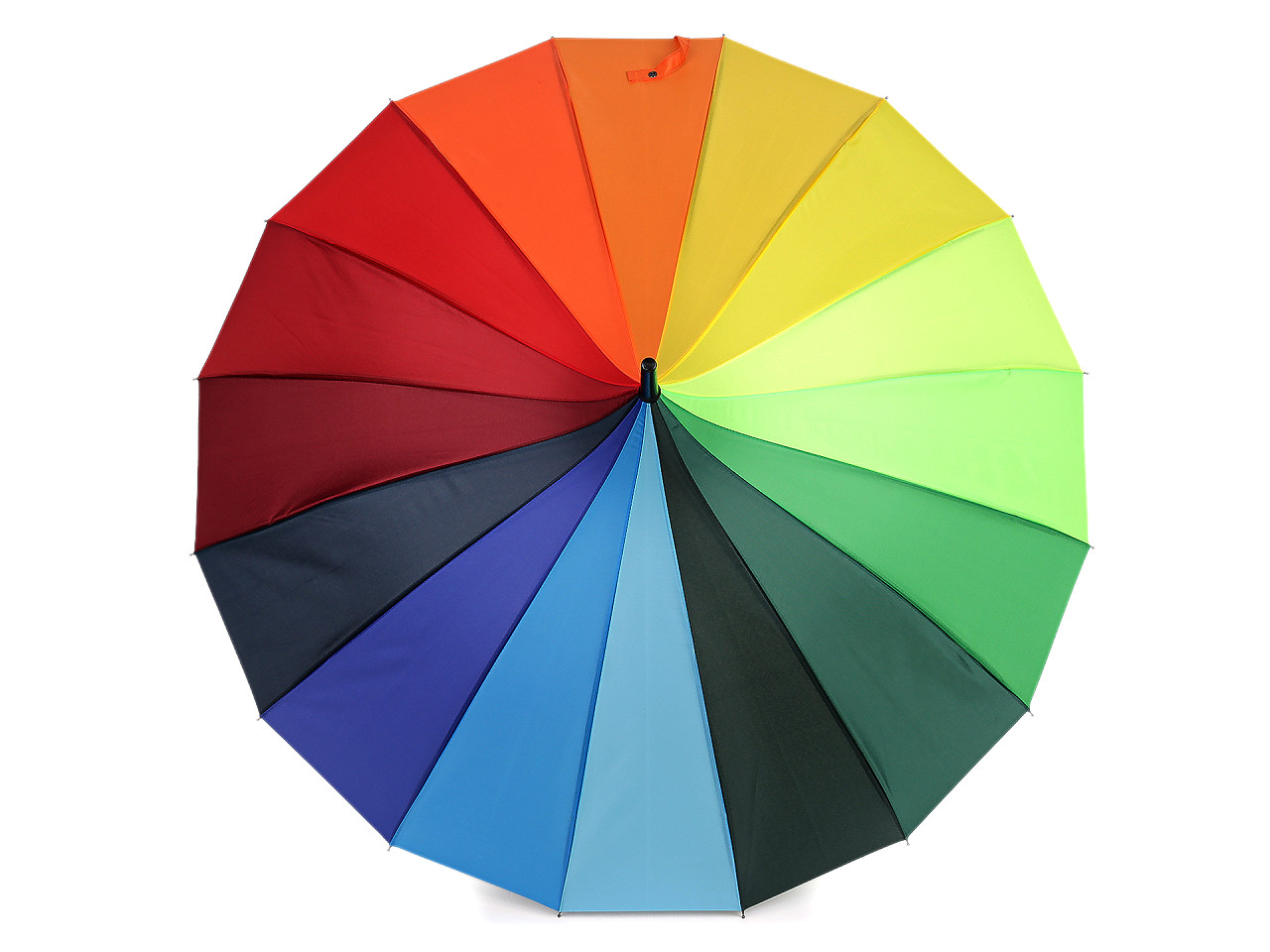 Umbrela dama cu maner din piele - Alb-negru (1 Bucată)