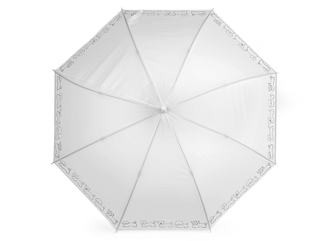 Umbrelă pentru copii - Alb (1 Bucată)