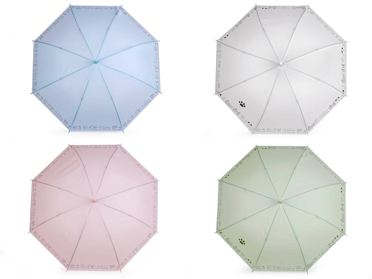 Umbrelă pentru copii - Alb (1 Bucată)