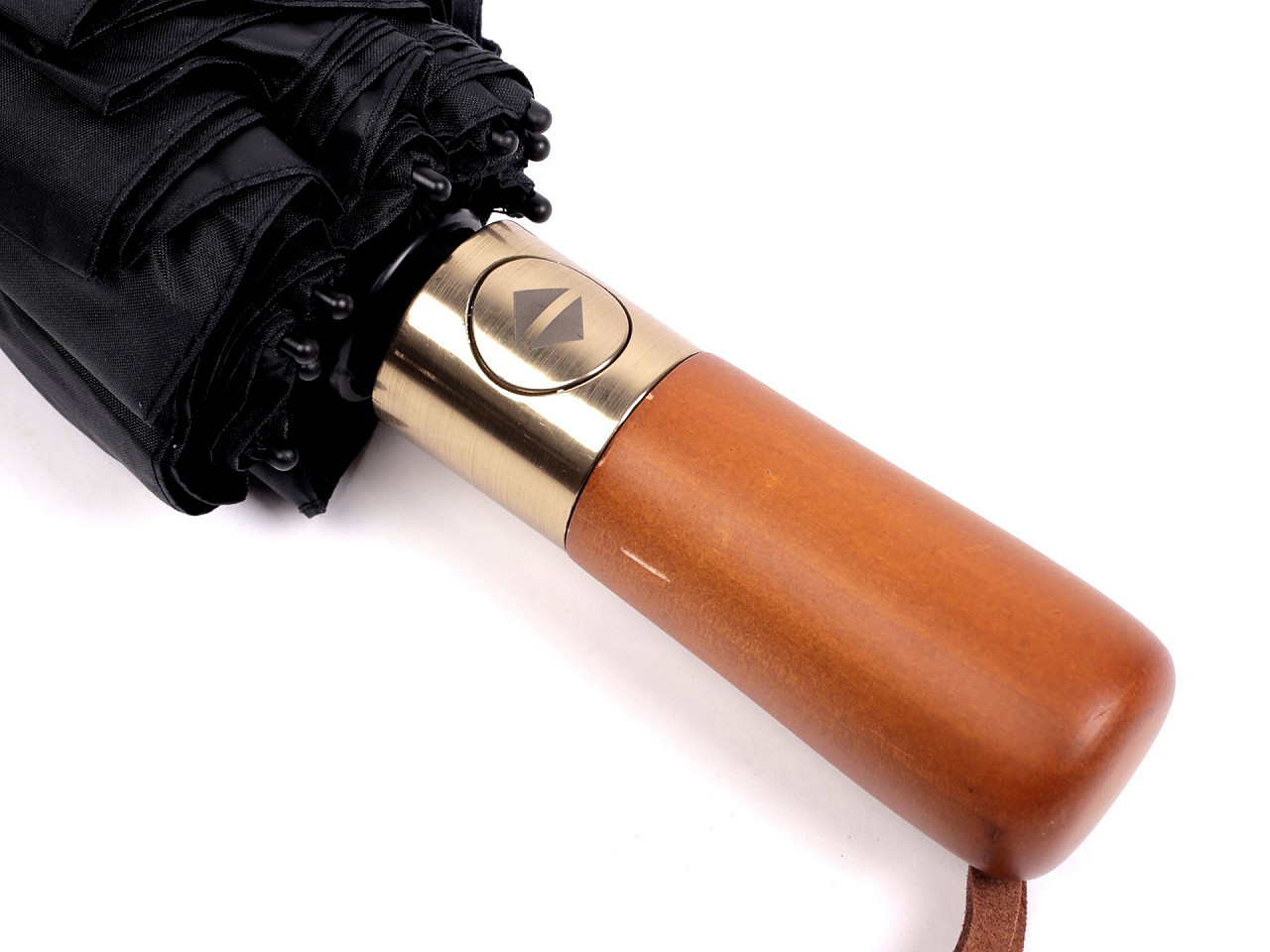 Umbrelă automata pliabilă pentru bărbați - Negru (1 Bucată)