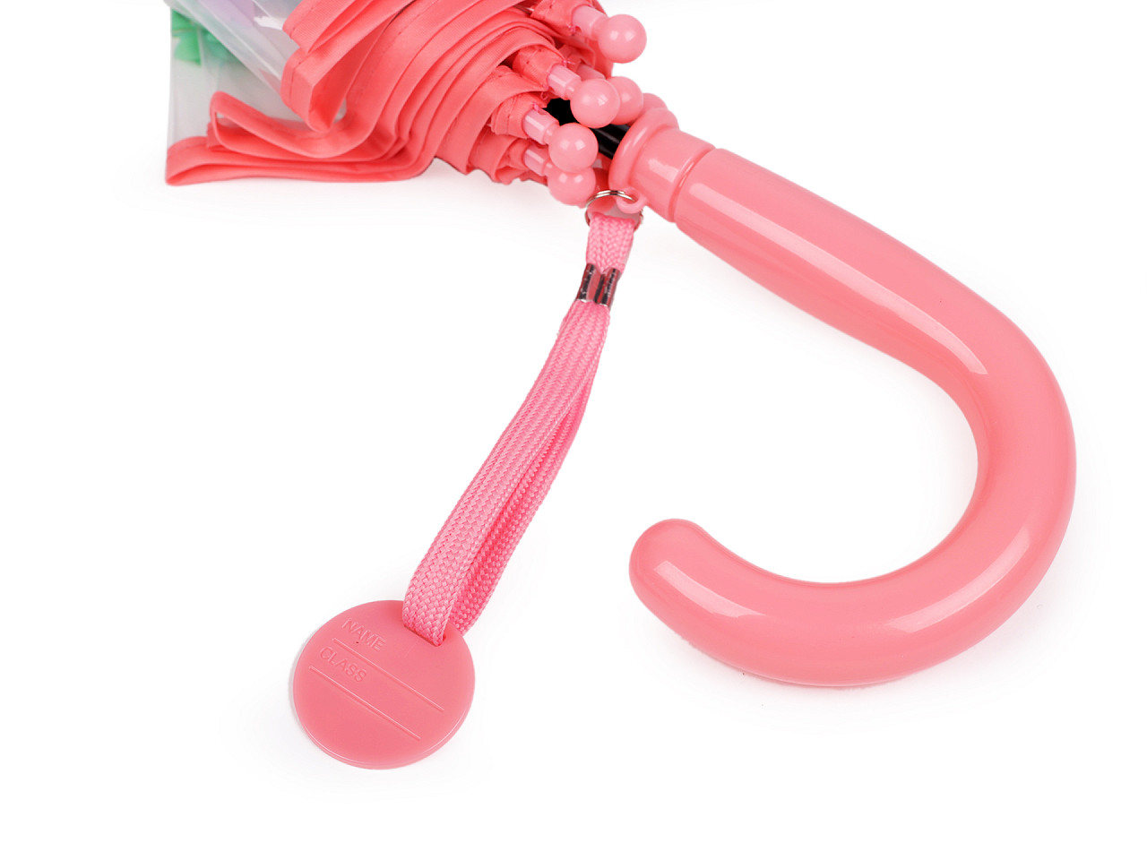 Umbrela transparenta pentru copii - Mov deschis (1 Bucată)