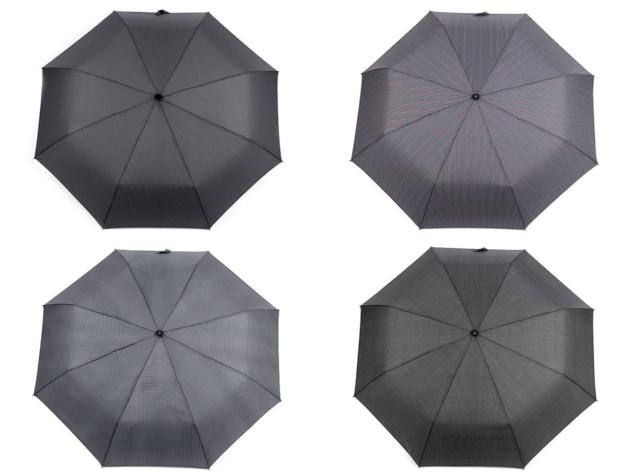 Umbrelă pliabilă pentru bărbați - Gri neutral (1 Bucată)