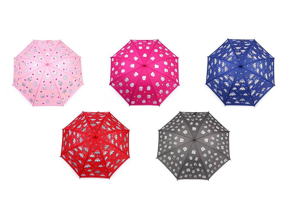 Umbrelă copii magic (schimbă culoarea), diverse modele - Albastru închis (1 Bucată)