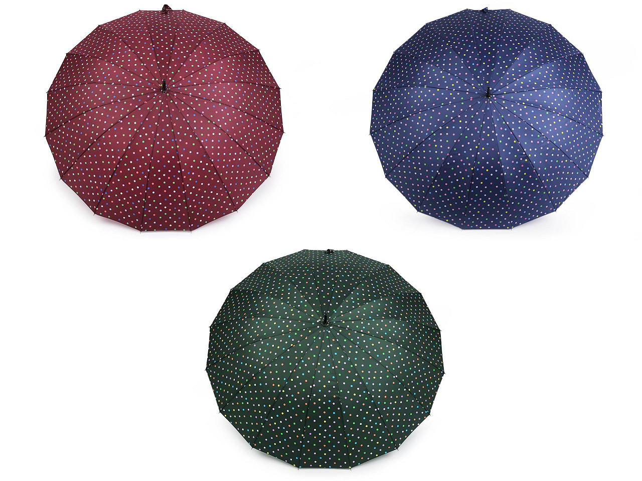 Umbrelă clasică de familie - Vișiniu (1 Bucată)