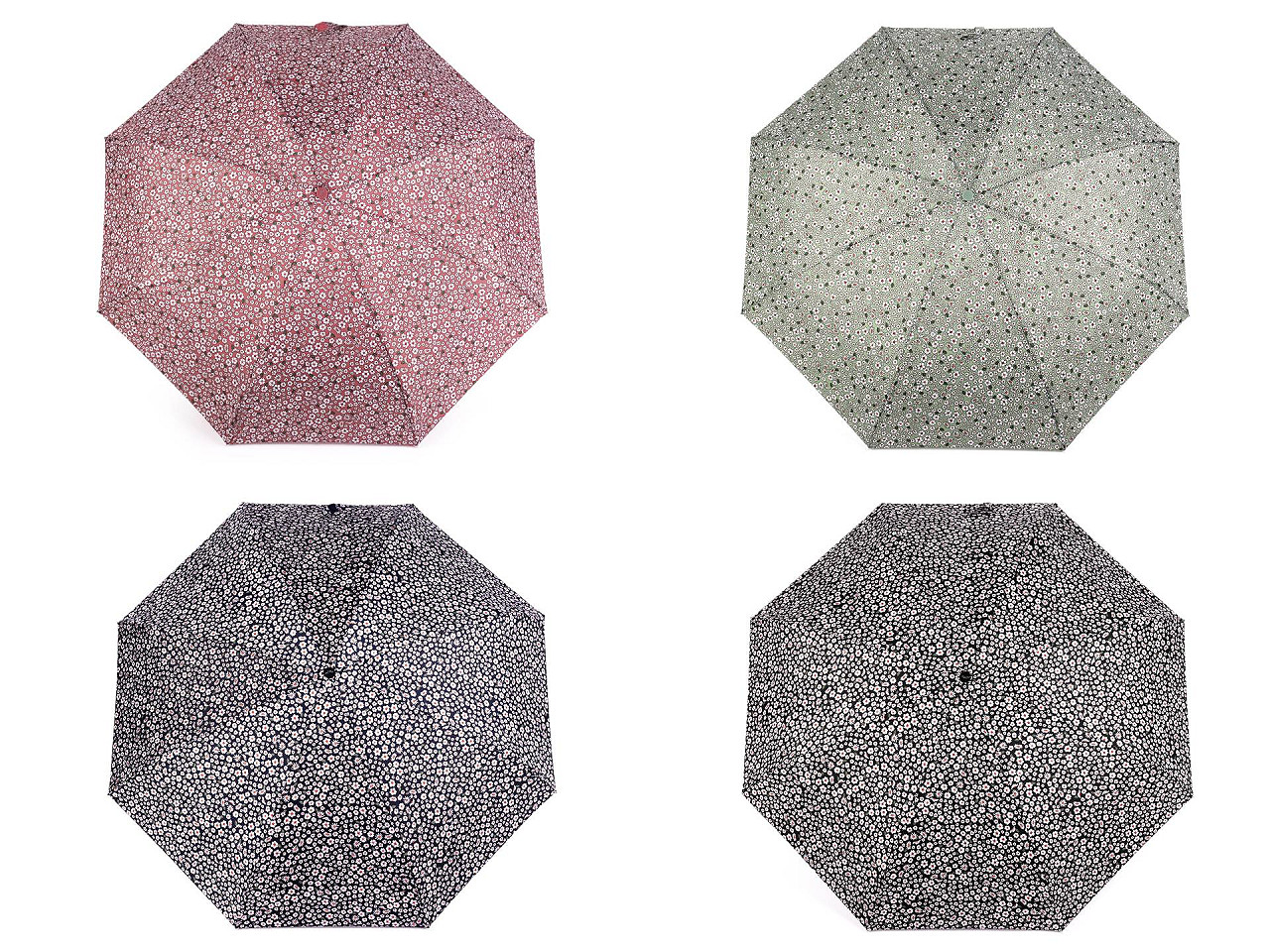 Umbrelă mini pliabilă pentru femei - Albastru închis (1 Bucată)