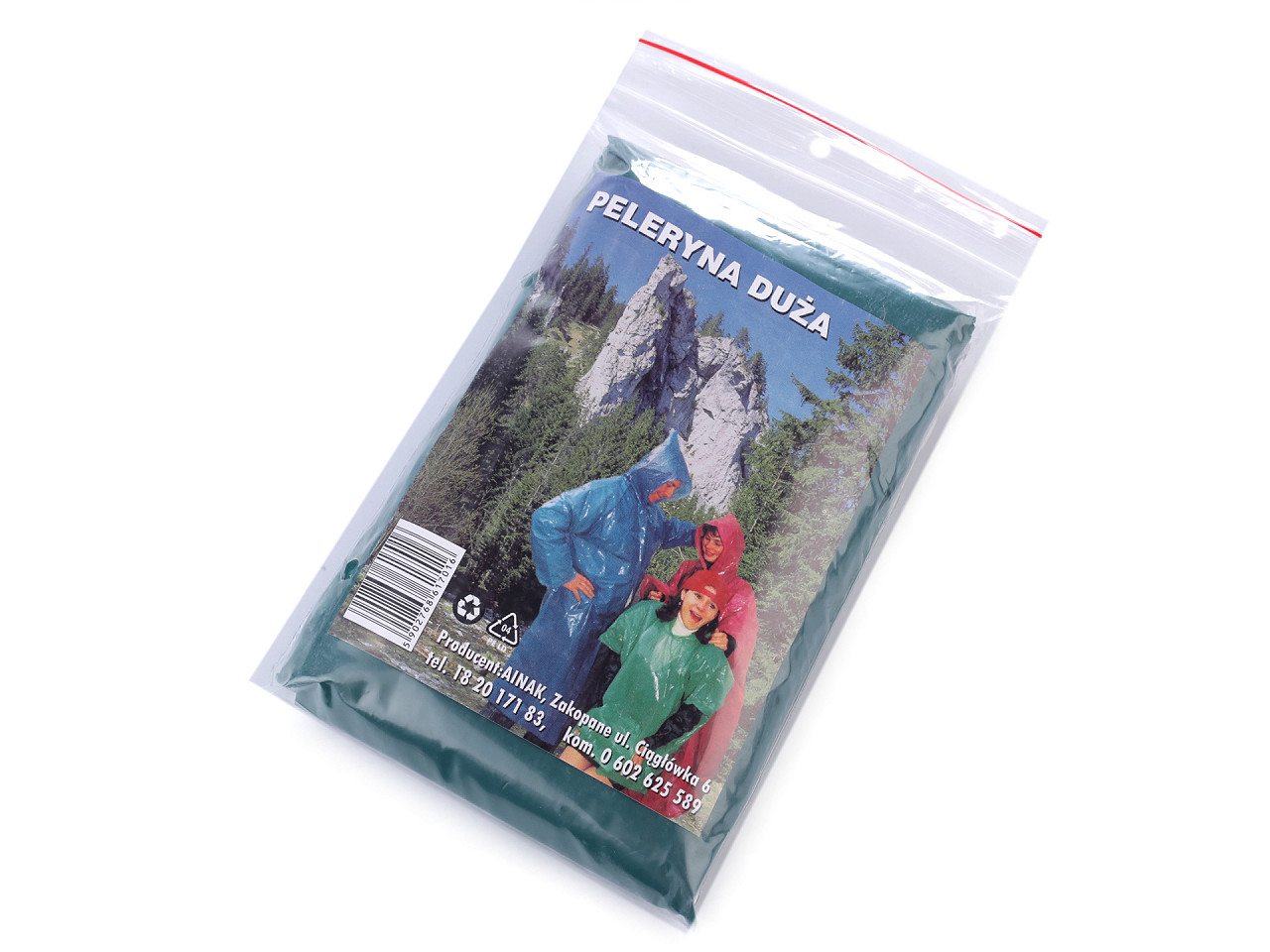 Pelerină ploaie adulți - Albastru intens (1 Bucată)