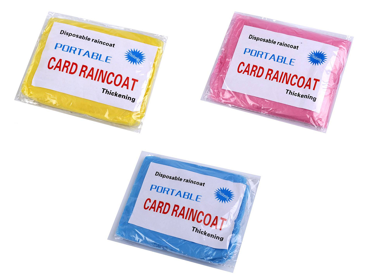 Pelerină de ploaie pentru adulți, de unică folosință - Roz deschis (1 Bucată)