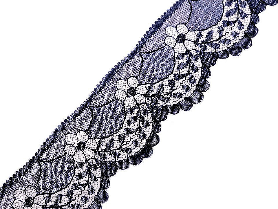 Dantelă sintetică, lățime 40 mm - Alb (270 Metri)