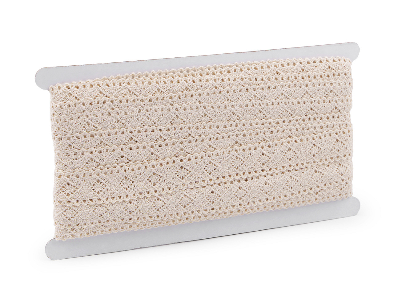 Dantelă / inserție croșetată 19 mm - Alb (1 Metru)