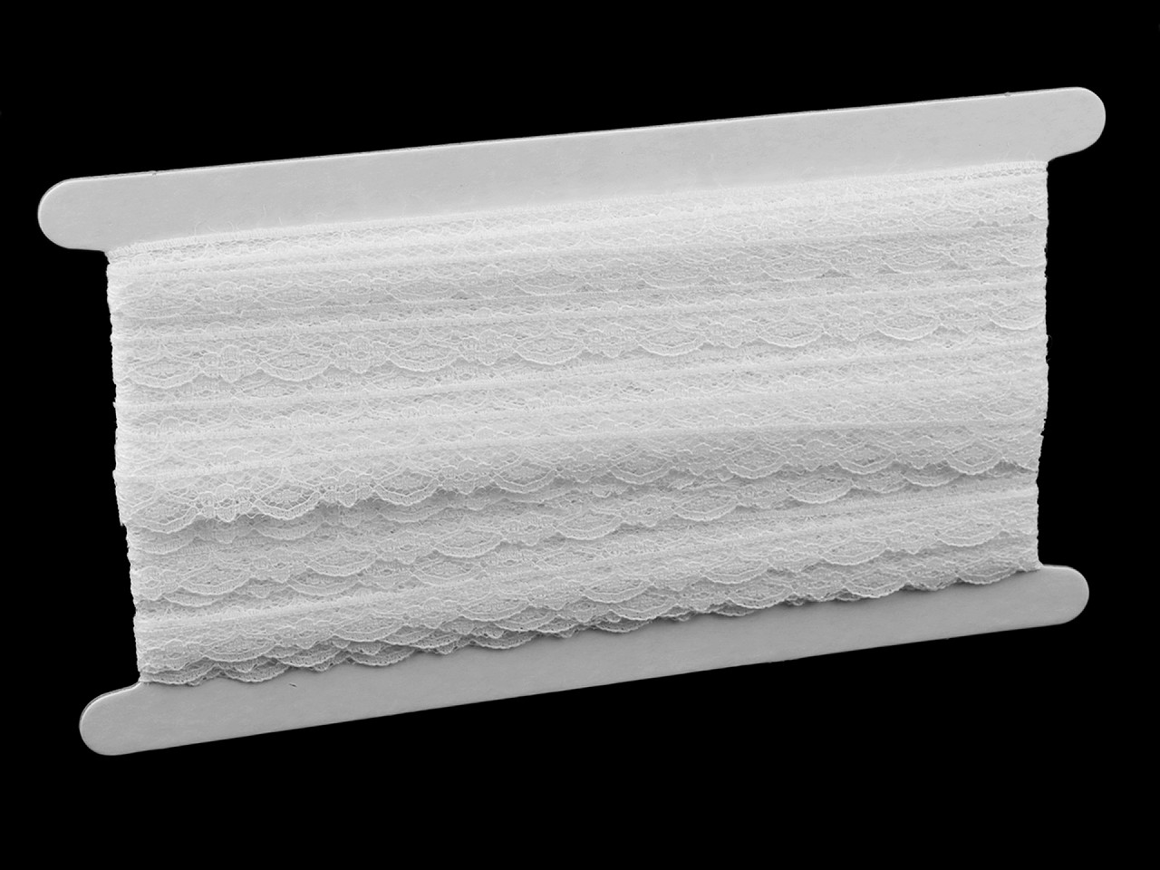 Dantela din nailon latime 14 - Alb (1 Metru)