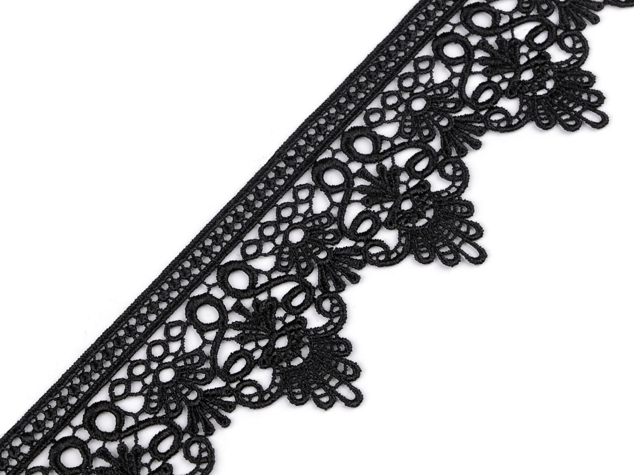 Dantelă guipure 65 mm - Crem deschis (1 Metru)