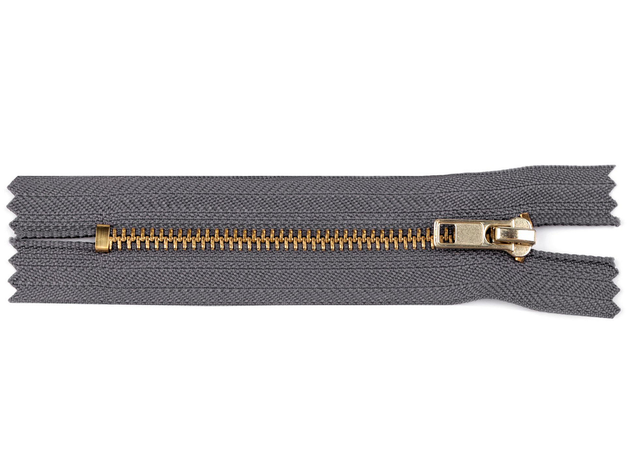 Fermoar metalic nedetașabil no 4 lungime 10 cm - Negru (1 Bucată)