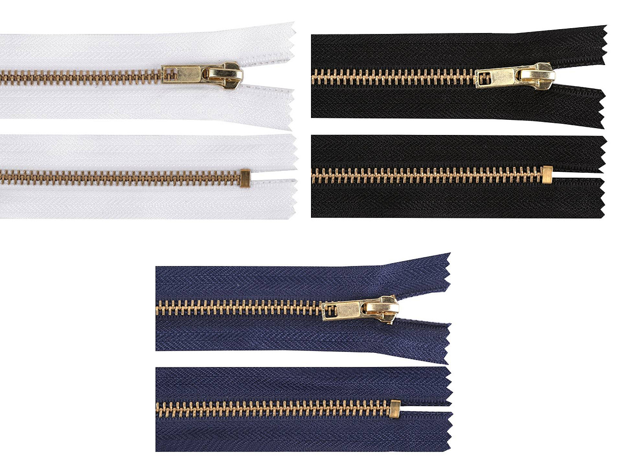 Fermoar metalic no 5 lungime 12 cm (blugi) - Albastru închis (10 Bucăți) Fermoar metalic no 5 lungime 12 cm (blugi) - Albastru închis (10 Bucăți)