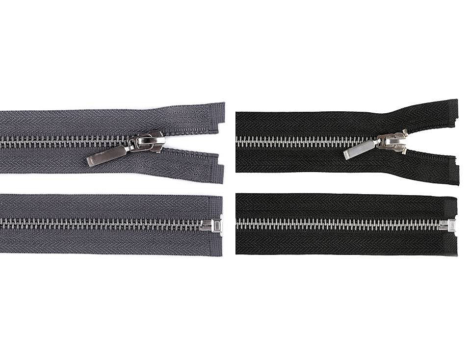 Fermoar metalic detașabil, no 5 lungime 60 cm - Negru (25 Bucăți) Fermoar metalic detașabil, no 5 lungime 60 cm - Negru (25 Bucăți)