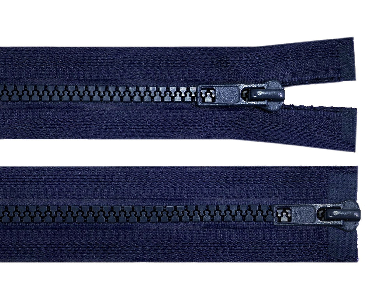 Fermoar plastic detașabil, no 5 două cursoare, lungime 100 cm - Galben muștar (1 Bucată)