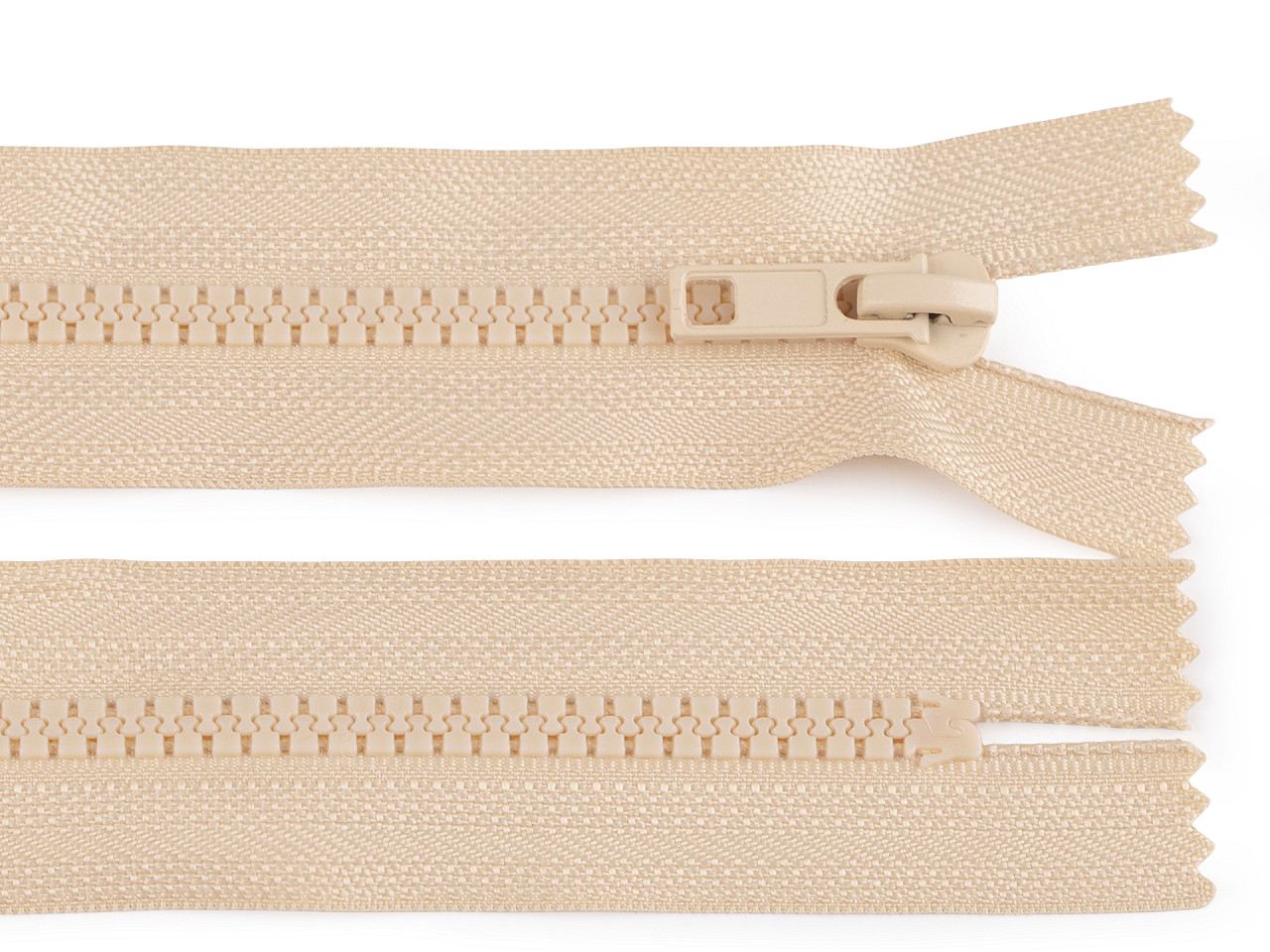 Fermoar plastic nedetașabil,  no 5, lungime 20 cm - Gri oțel (1 Bucată)