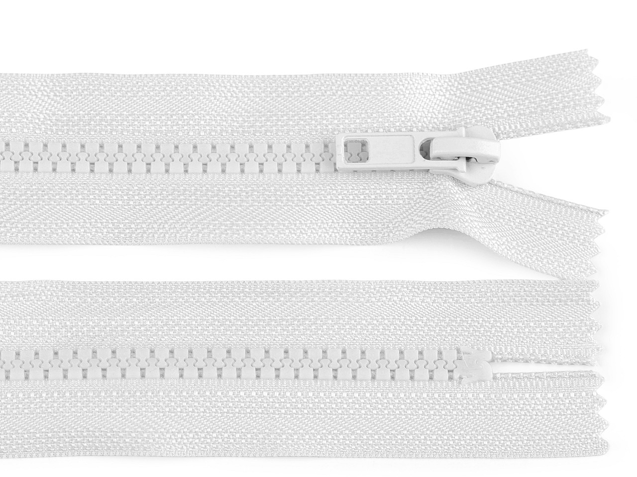 Fermoar plastic nedetașabil,  no 5, lungime 20 cm - Gri oțel (1 Bucată)