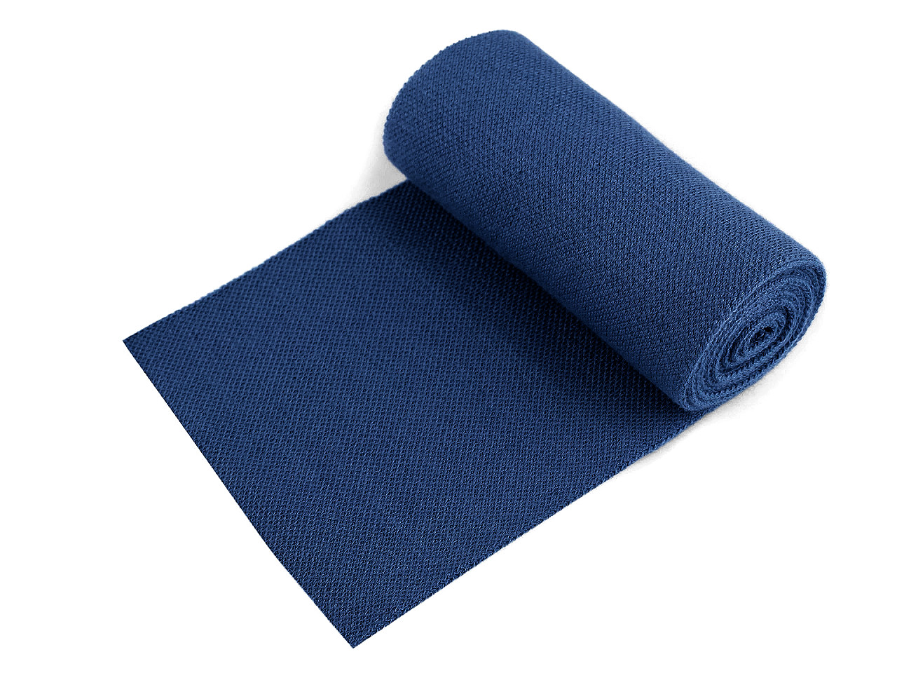 Bandă tricot elastic metraj, lățime 11,5 cm - Albastru delta (20 Metri) Bandă tricot elastic metraj, lățime 11,5 cm - Albastru delta (20 Metri)
