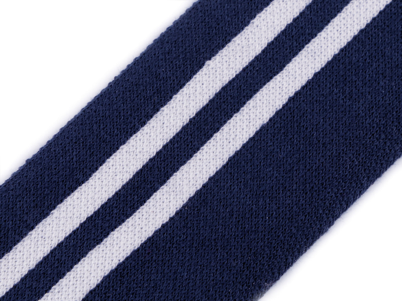 Bandă tricot elastic metraj, lățime 60 mm - Albastru închis (1 Metru)