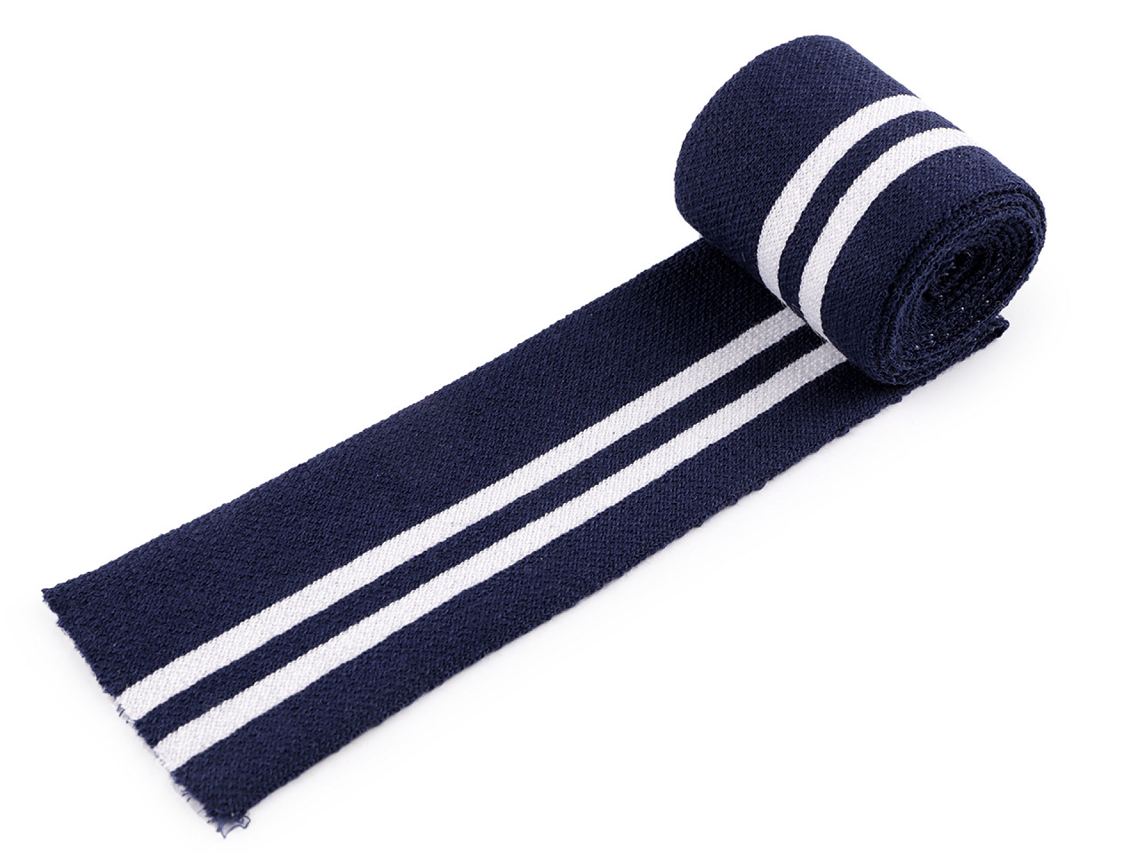 Bandă tricot elastic metraj, lățime 60 mm - Albastru închis (1 Metru)