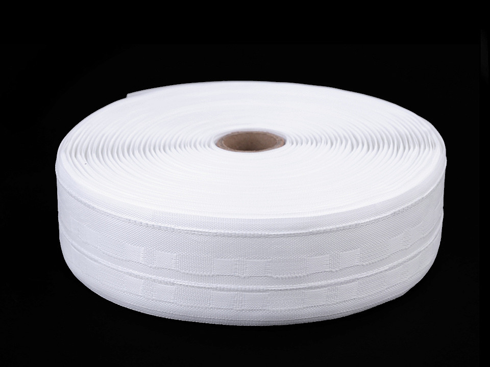 Rejansă albă tip creion, lățime 50 mm - Alb (50 Metri)