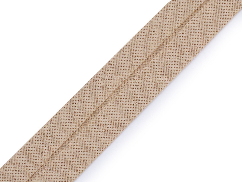 Bandă bias din bumbac, lățime 18 mm - Albastru berlin (1 Metru)