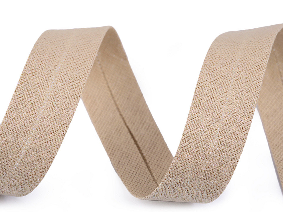 Bandă bias din bumbac, lățime 18 mm - Albastru berlin (1 Metru)