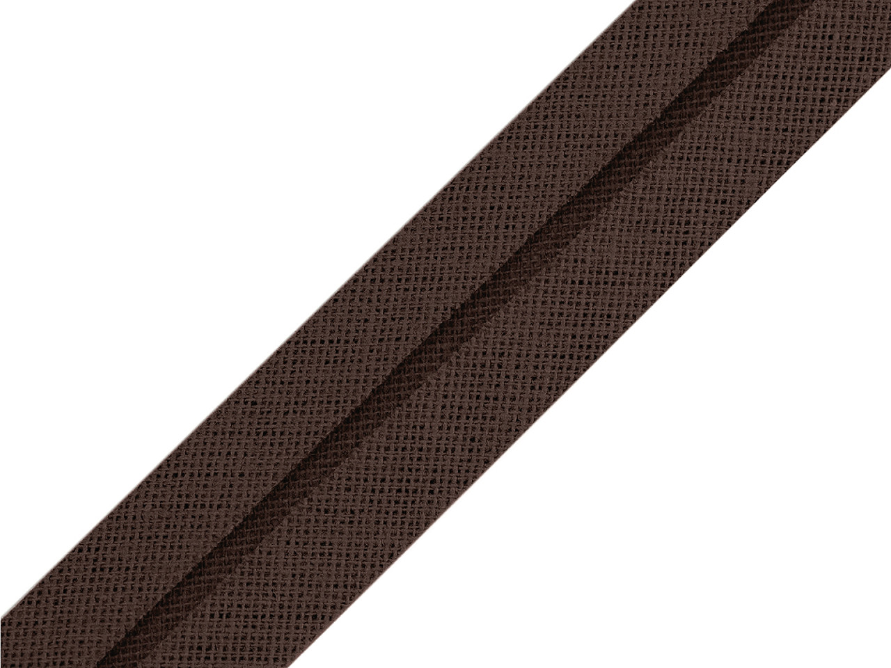 Bandă bias din bumbac, lățime 20 mm - Alb (1 Metru)