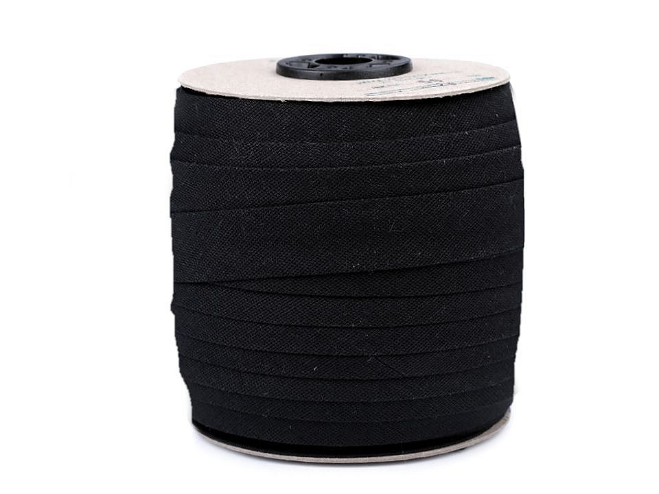 Bandă bias din bumbac, lățime 16 mm - Gri neutral (50 Metri) Bandă bias din bumbac, lățime 16 mm - Gri neutral (50 Metri)