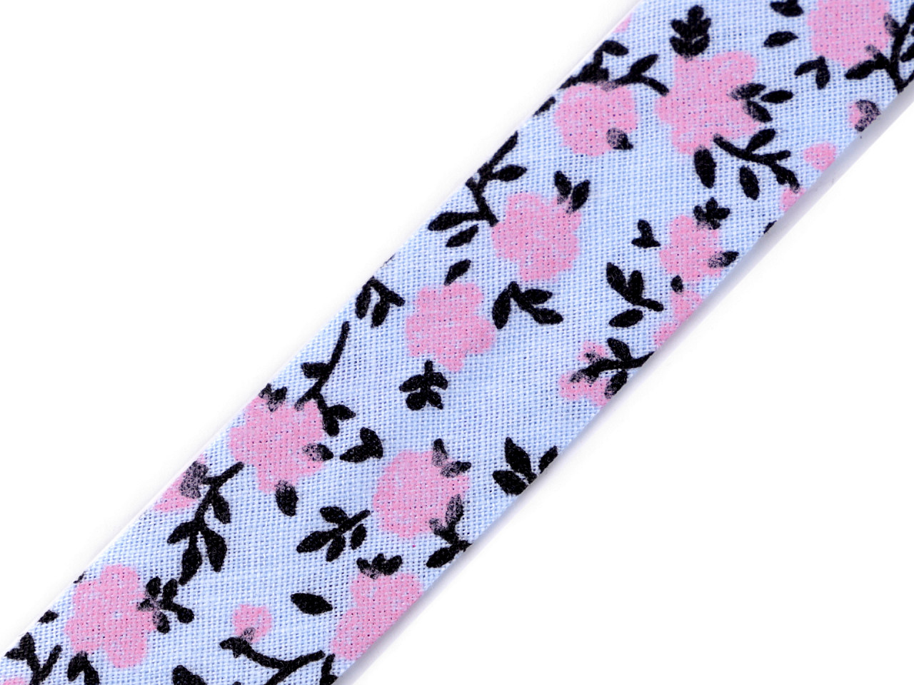 Bandă bias din bumbac, lățime 20 mm - Albastru închis (14 Metri)