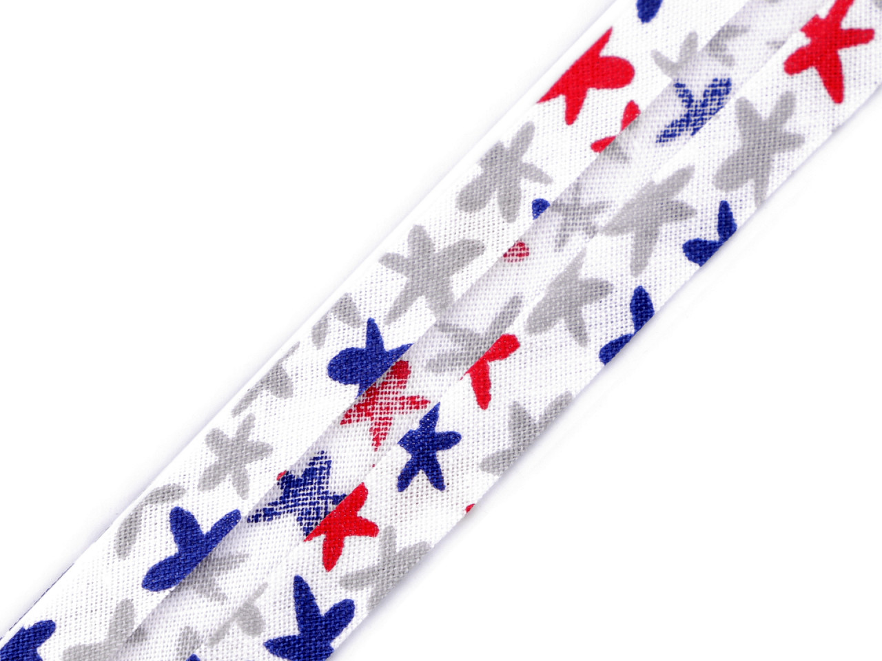 Bandă bias din bumbac, lățime 20 mm - Albastru închis (14 Metri)