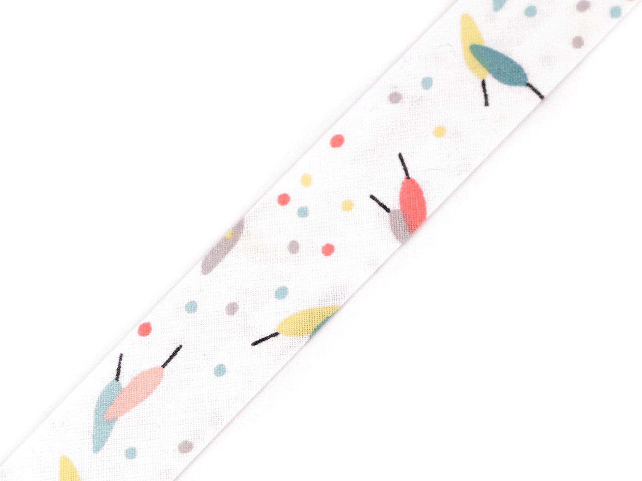 Bandă bias din bumbac, lățime 20 mm - Albastru închis (14 Metri)