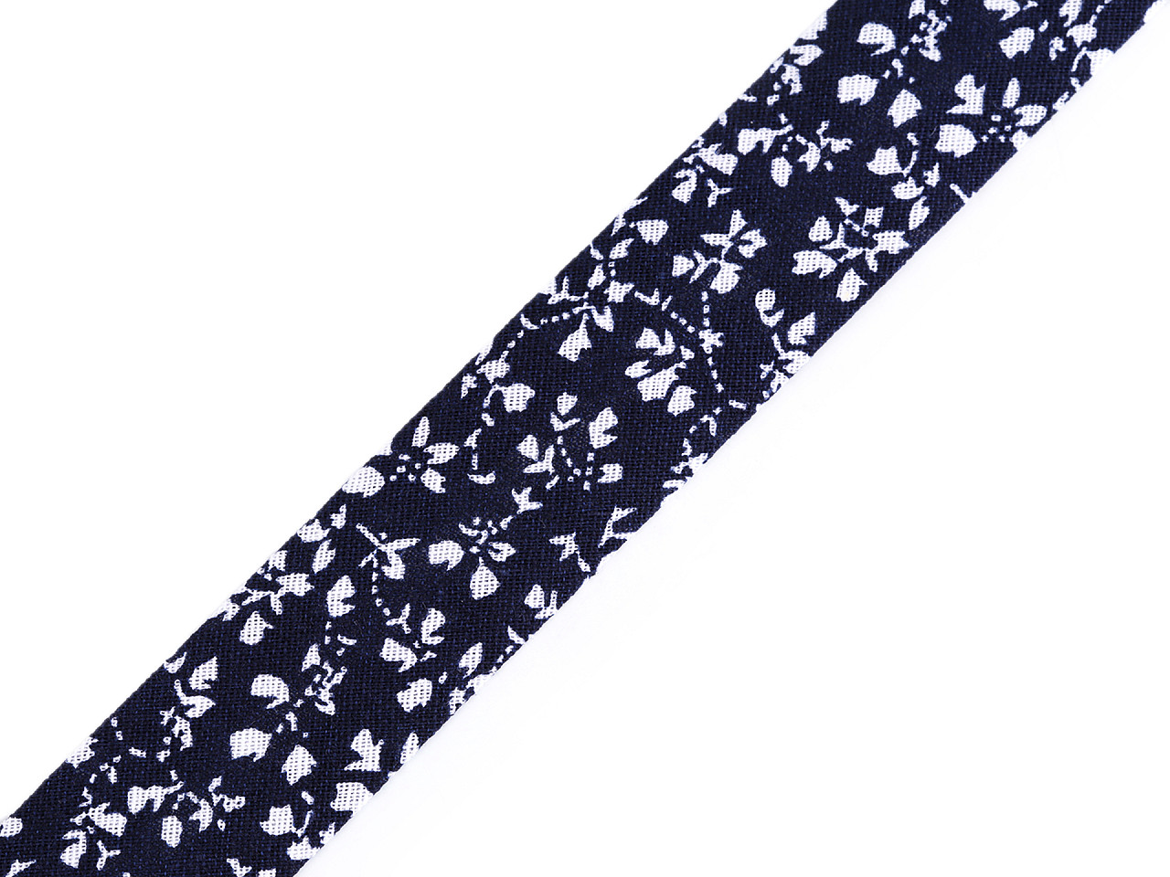 Bandă bias din bumbac, lățime 20 mm - Albastru închis (14 Metri)