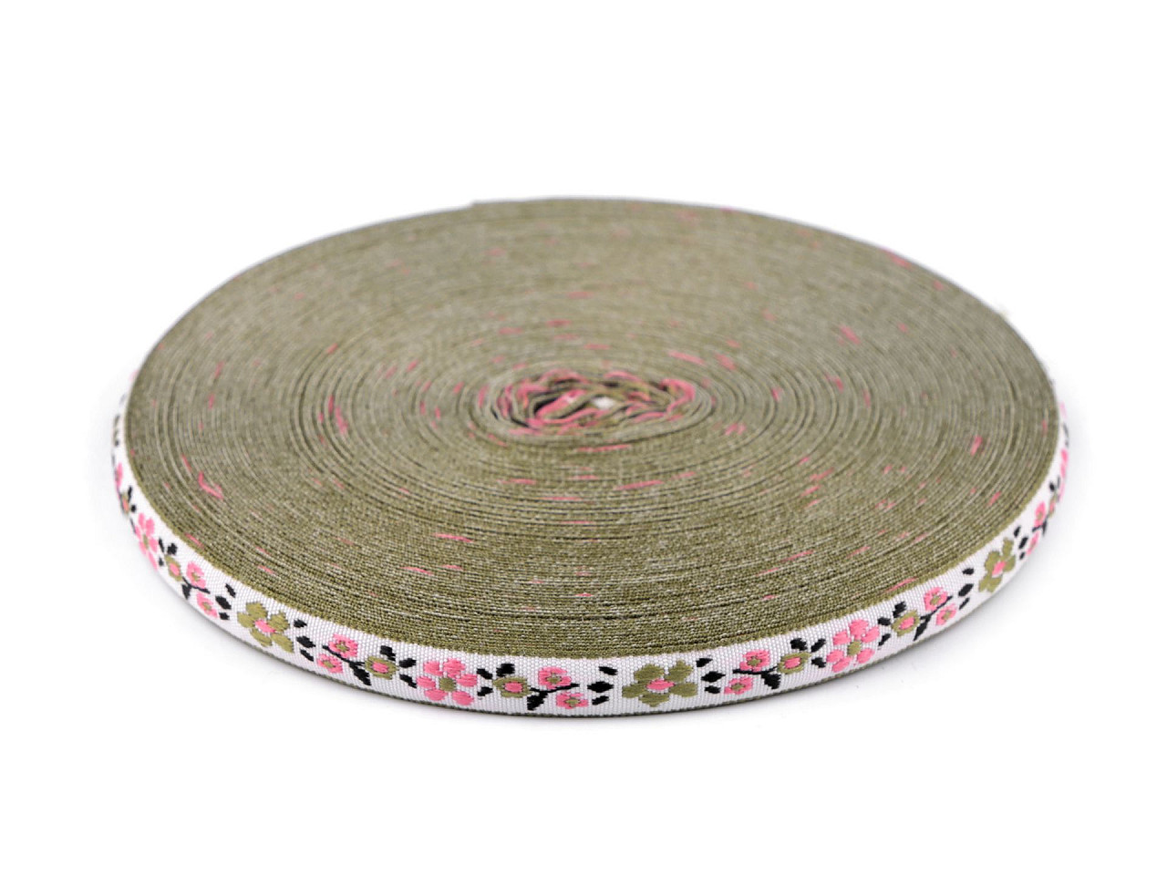 Panglică țesută, 9 mm - Albastru întunecat (18 Metri)