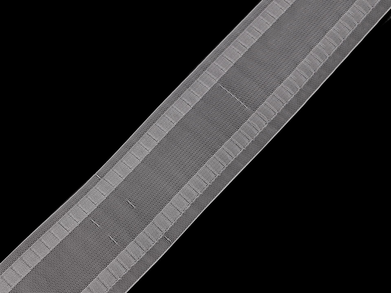 Rejansa perdele 80 mm plisare universală - Transparent (1 Metru)