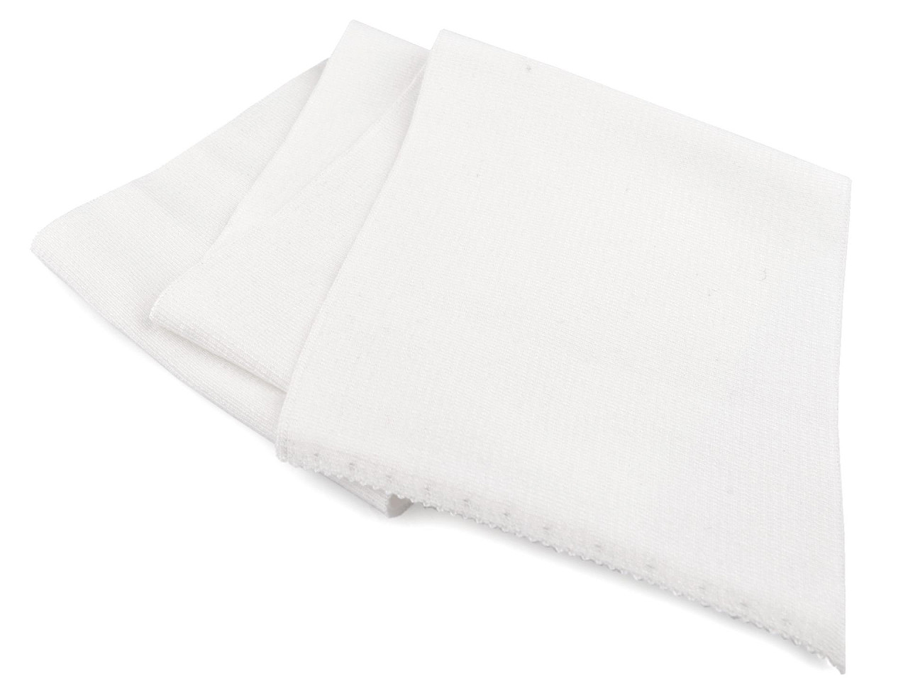 Tricot din bumbac elastic latime 14 cm - Crem deschis (1 Bucată)