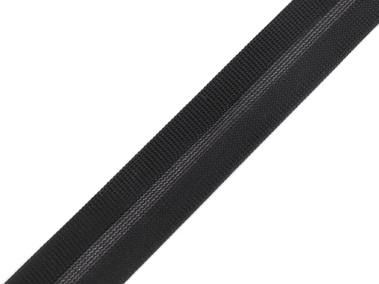 Bandă bias / bordură din poliamidă lățime 20 mm - Negru (100 Metri) Bandă bias / bordură din poliamidă lățime 20 mm - Negru (100 Metri)
