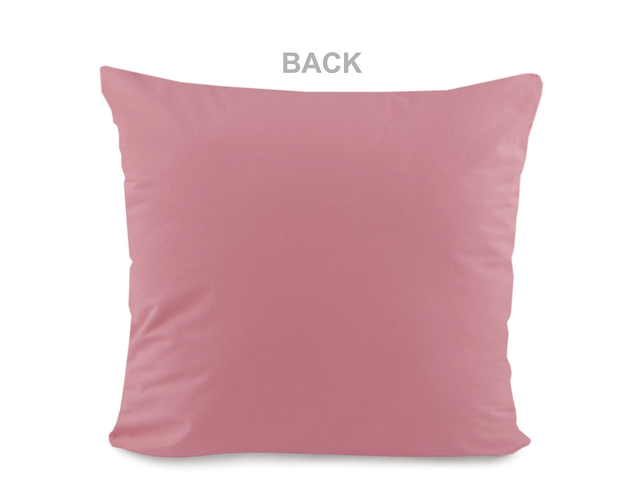 Față de pernă din catifea 45x45 cm - Roz vintage (2 Bucăți)