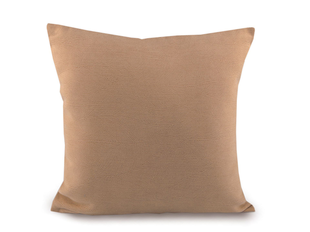 Față de pernă, culoare uni, cu model delicat, 45x45 cm - Roz antic deschis (2 Bucăți)