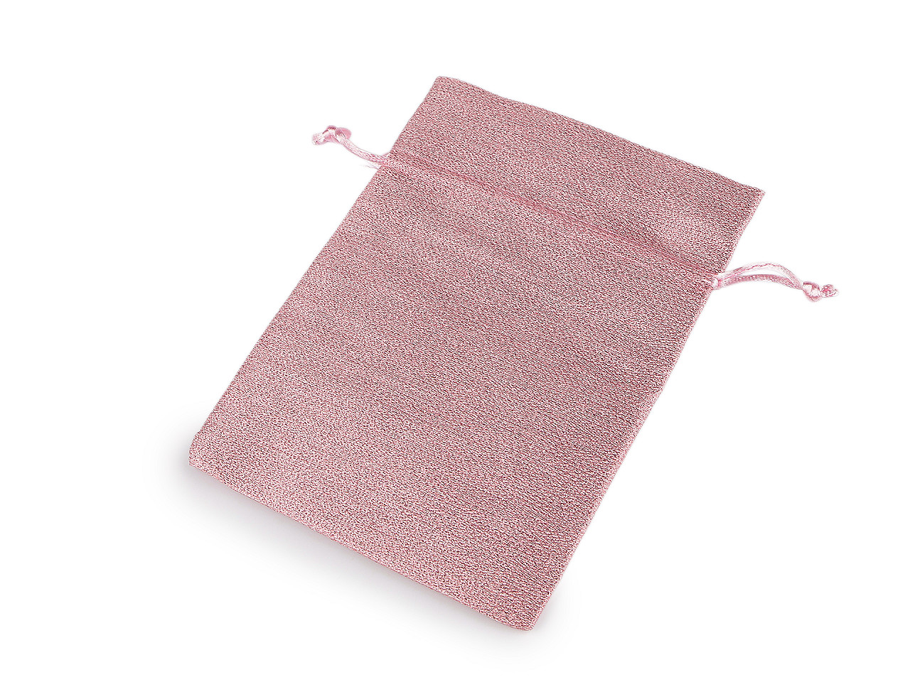 Săculeț cadou brocart 13x18 cm - Roz pudrat (10 Bucăți)
