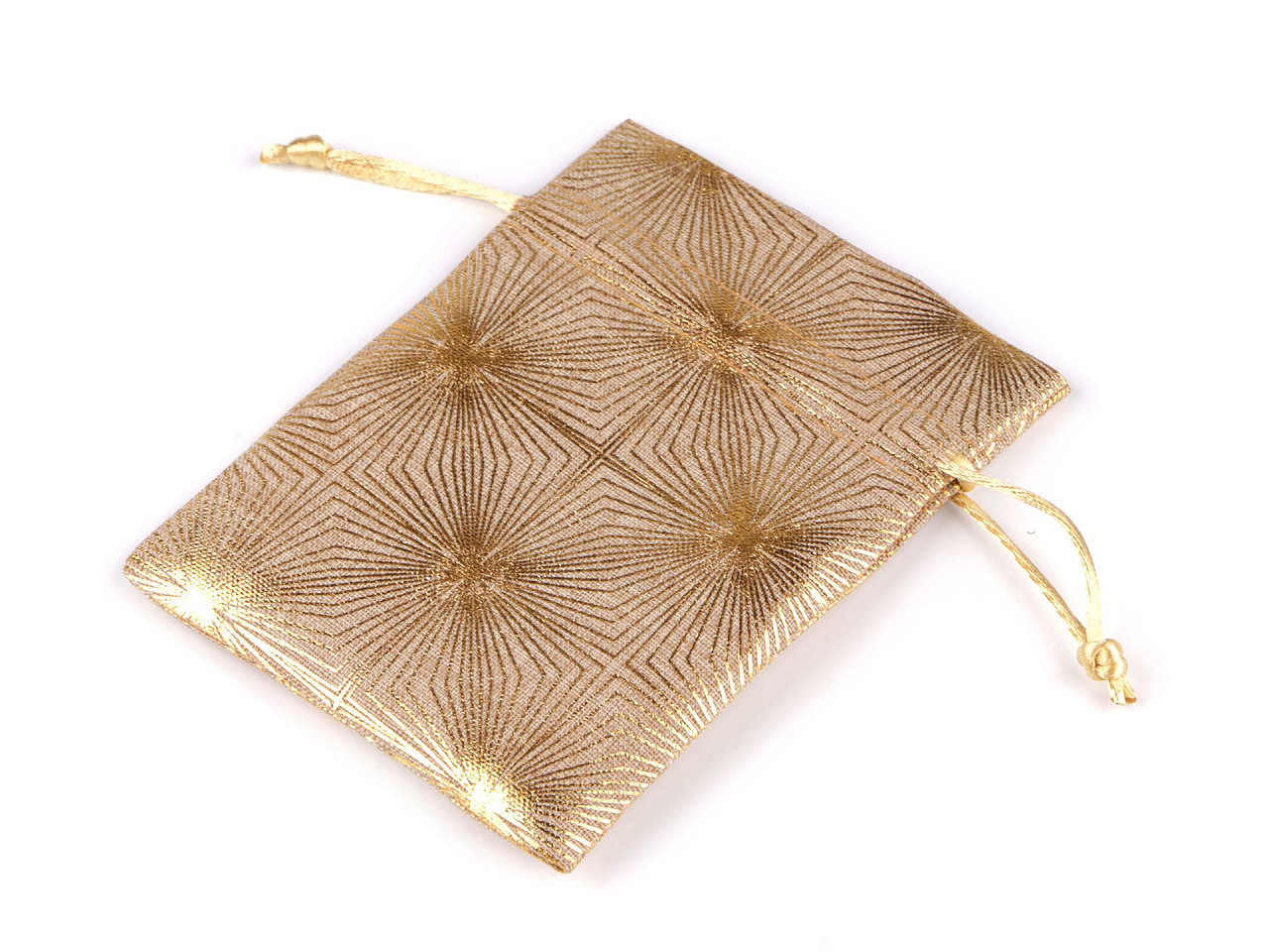 Săculeț cadou 10x13 cm - Auriu (10 Bucăți)