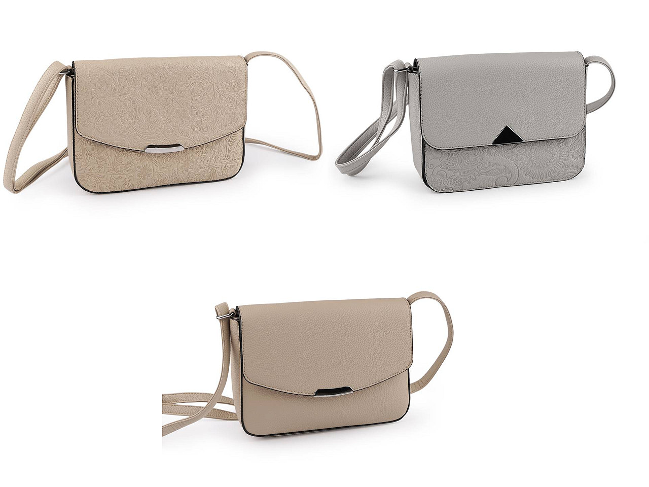 Geantă crossbody - Bej deschis-maro (1 Bucată)