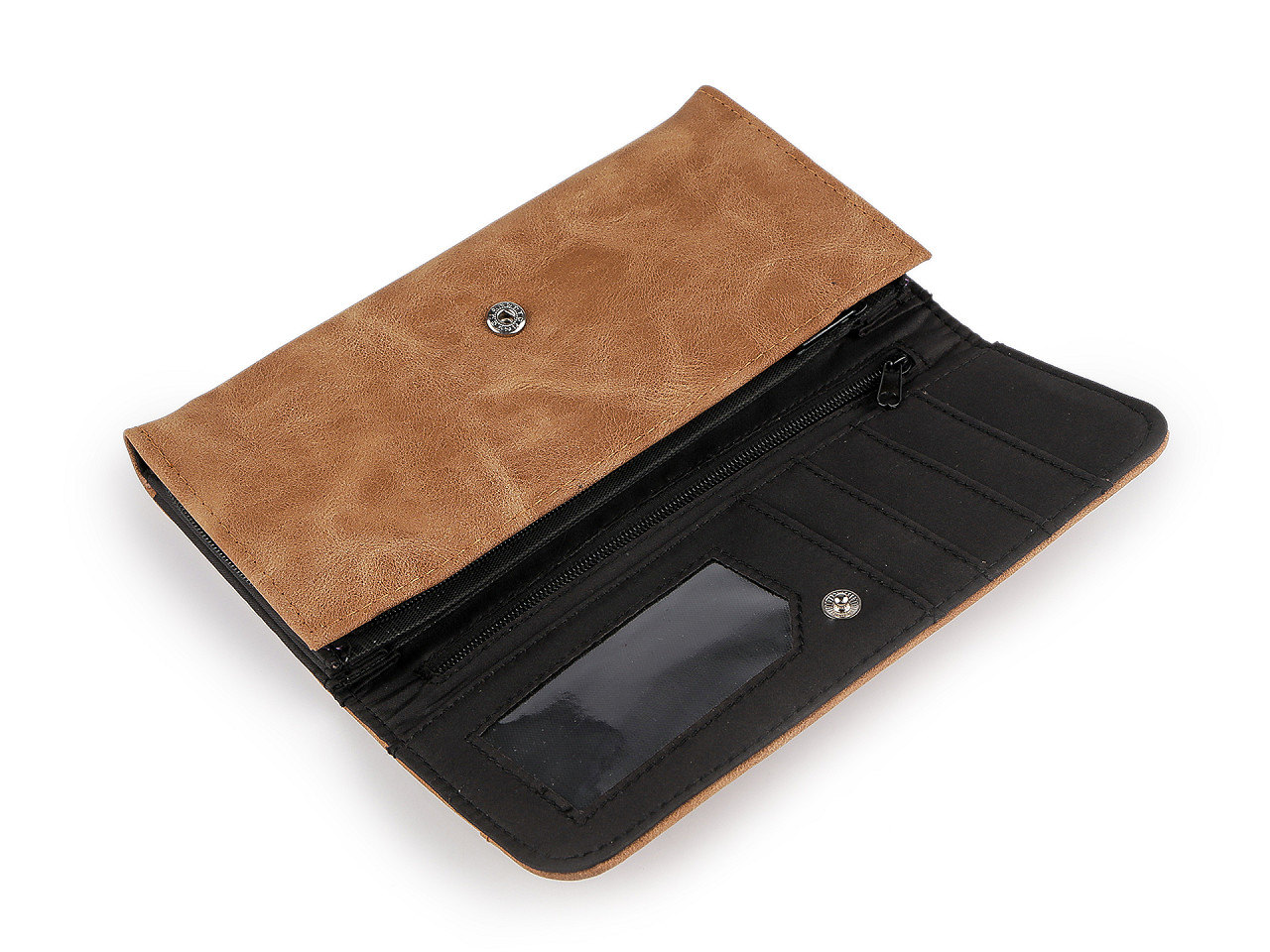 Portofel de damă 10x19 cm - Gri închis (1 Bucată)