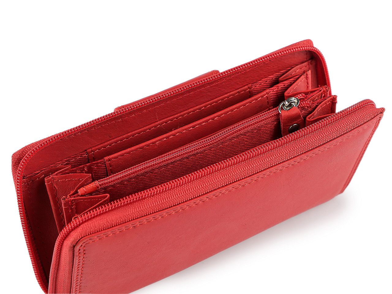 Portofel din piele pentru femei 10x18 cm - Negru (1 Bucată)